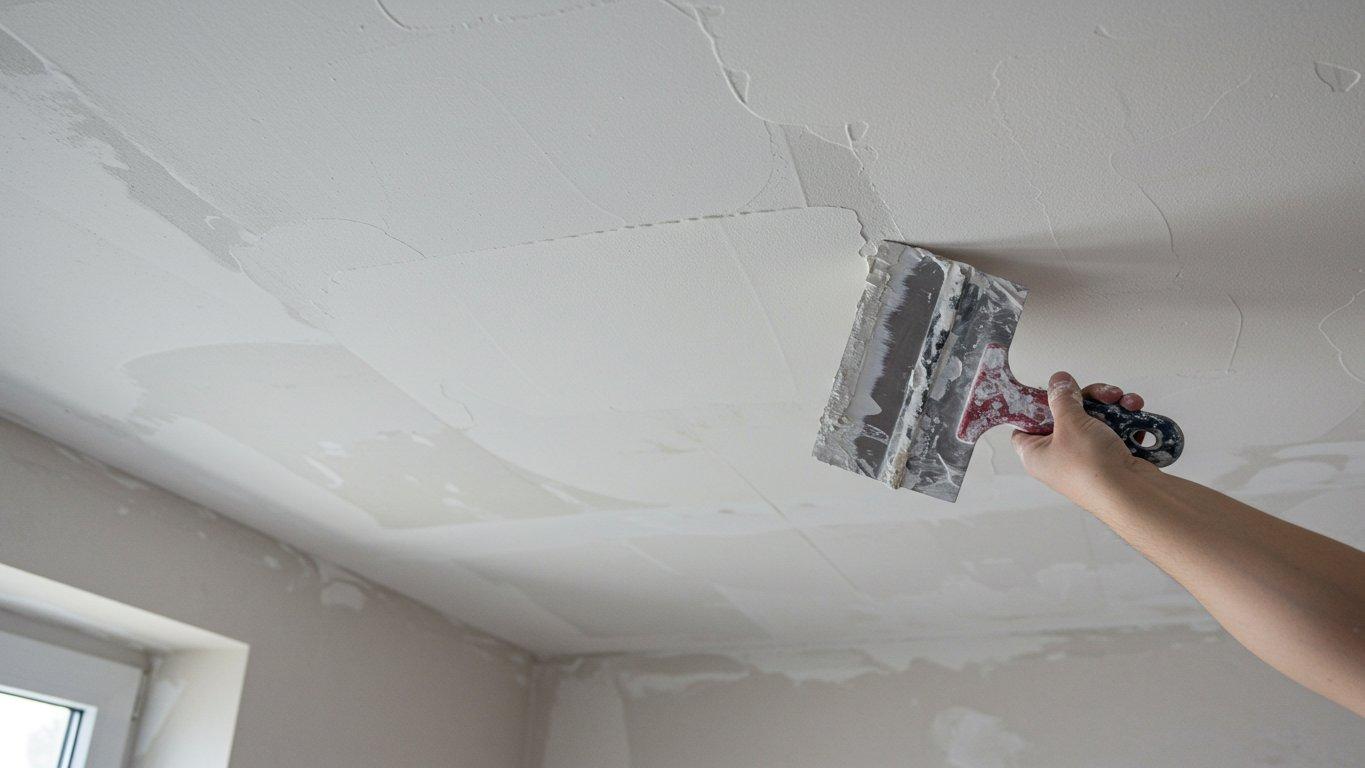 kak shpaklevat potolok idealno 1