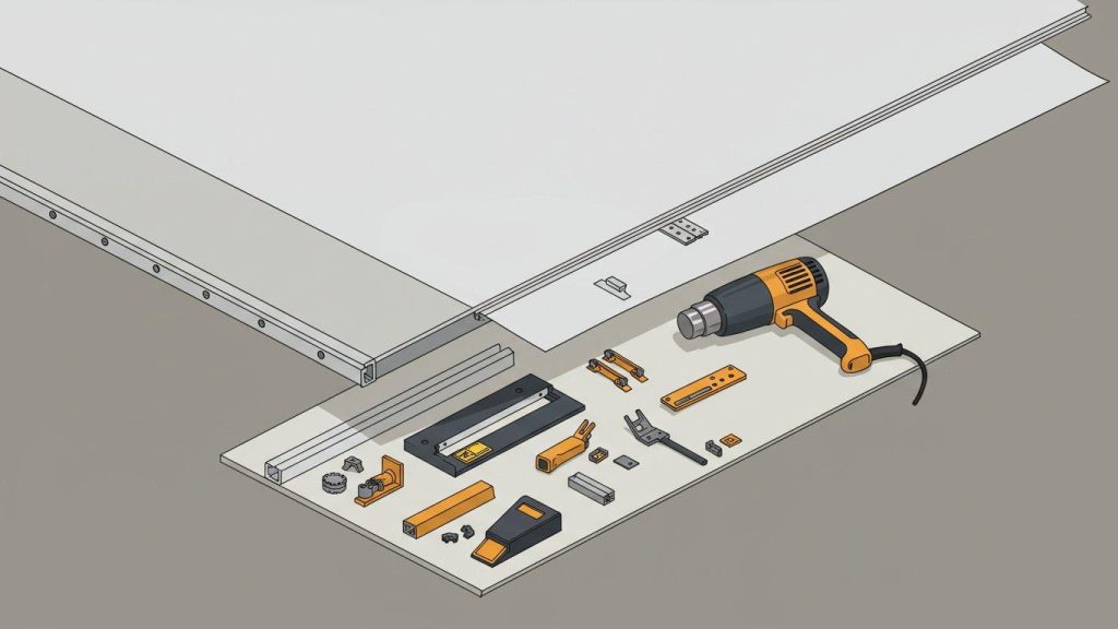 kak ustanovit natyazhnoy potolok 2