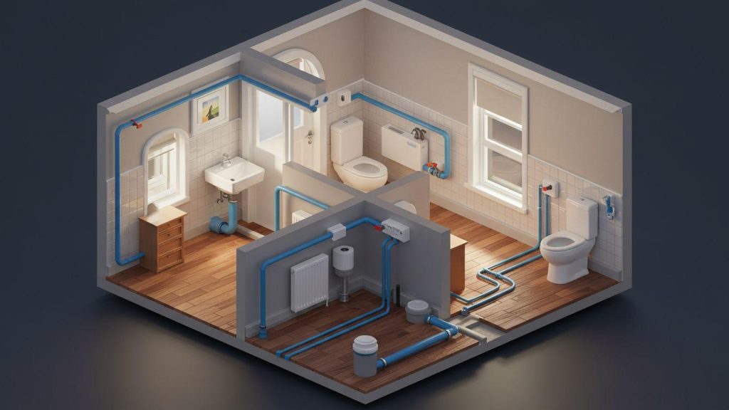 montazh vodoprovoda i kanalizacii v kvartire 2