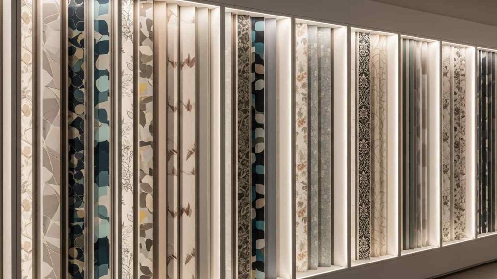 sovremennye idei otdelki sten oboyami 2