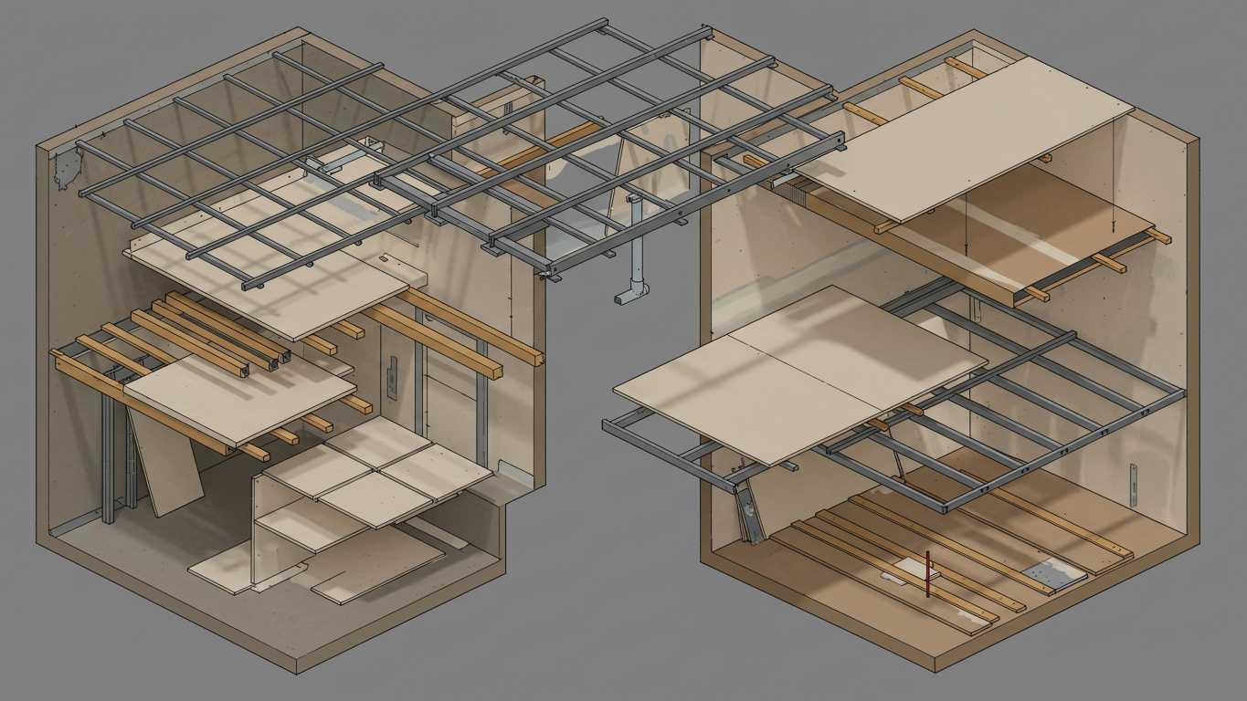 vidy konstrukciy i montazh gipsokartonnogo potolka 1