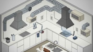 Виды кухонных вентиляционных систем