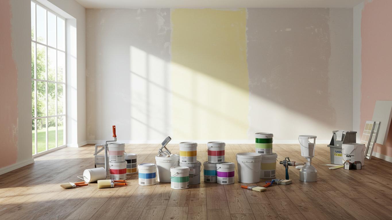 vybor kraski dlya sten i tehniki okrashivaniya 1